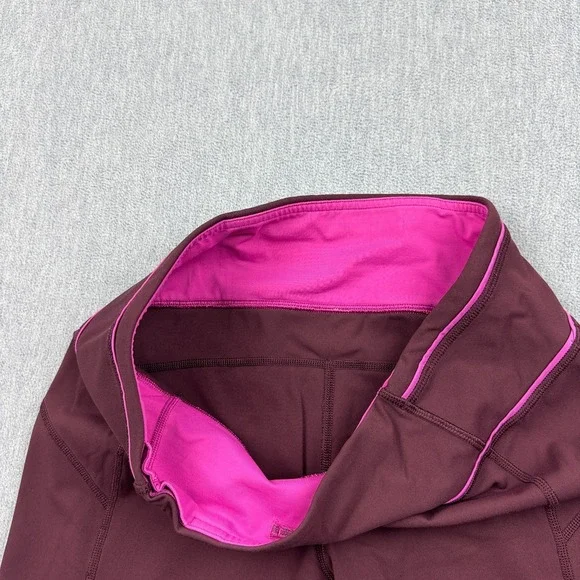 Lululemon Womens Leggings 8 Red Pace Queen Tight 26" Luxtreme Yoga Athletic - Picture 4 of 15